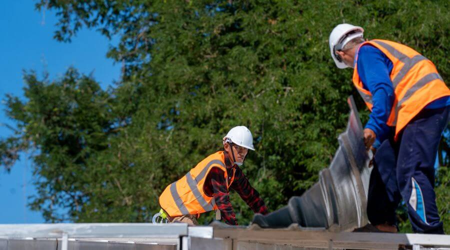 Professional metal roof installation in Simpson, LA